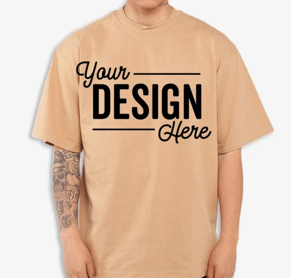 Wear Max 100% Cotton Heavyweight Crewneck Custom T-shirt