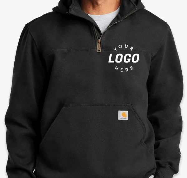 Defender Paxton Heavyweight Custom  Quarter Zip Hoodie